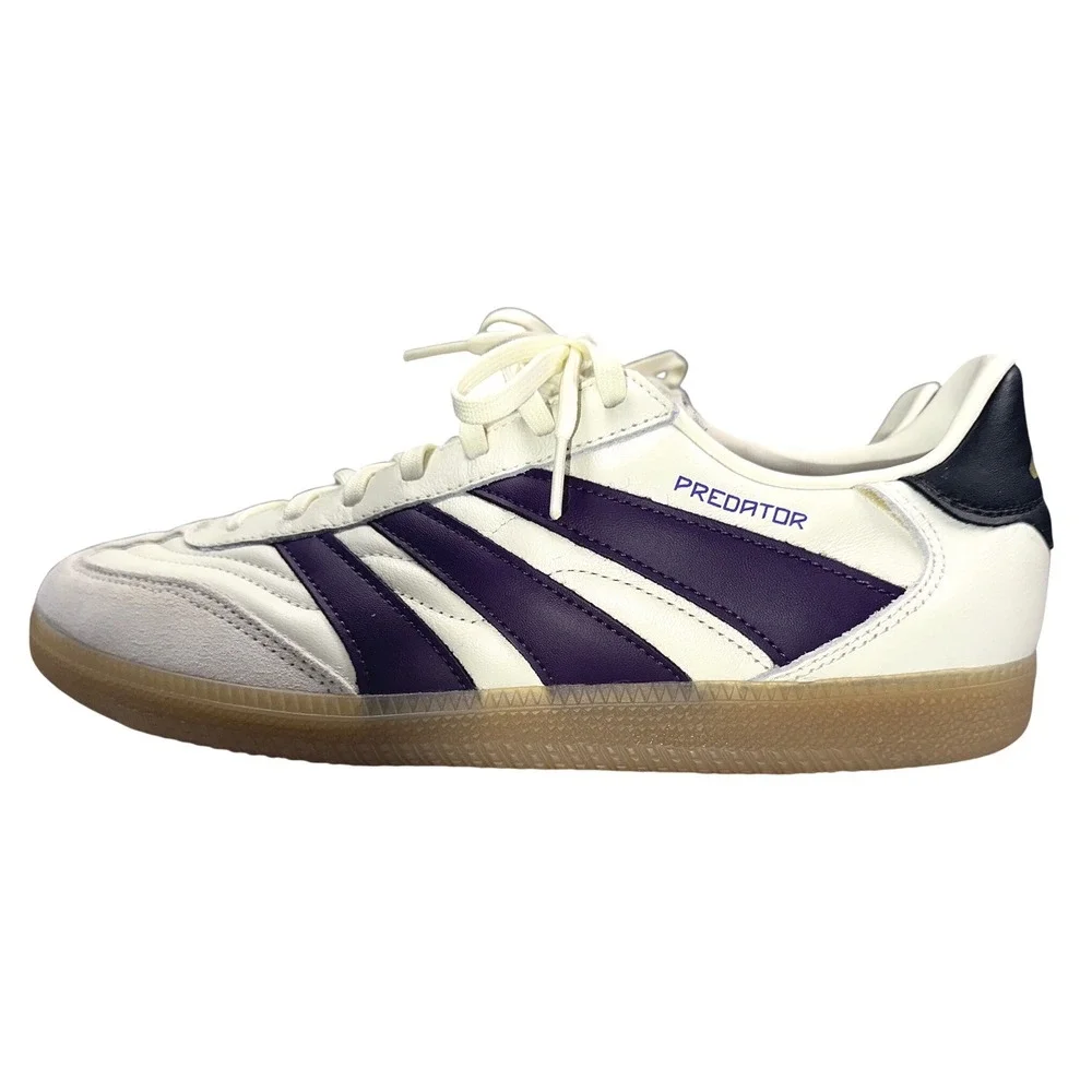 Adidas Predator Freestyle White Purple Gum Mens Soccer Shoes JI1161 Size 9